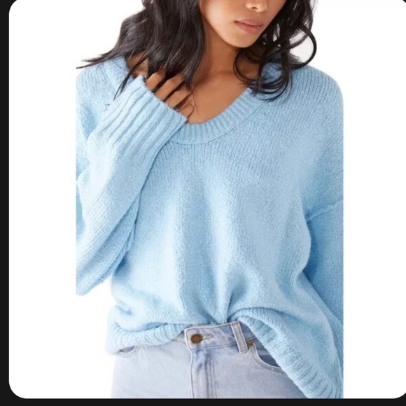 Free People Brookside Tunic in Starlight Blue. XS - Picture 6 of 7